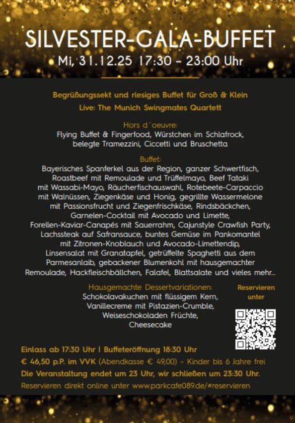 Silvester im Parkcafé